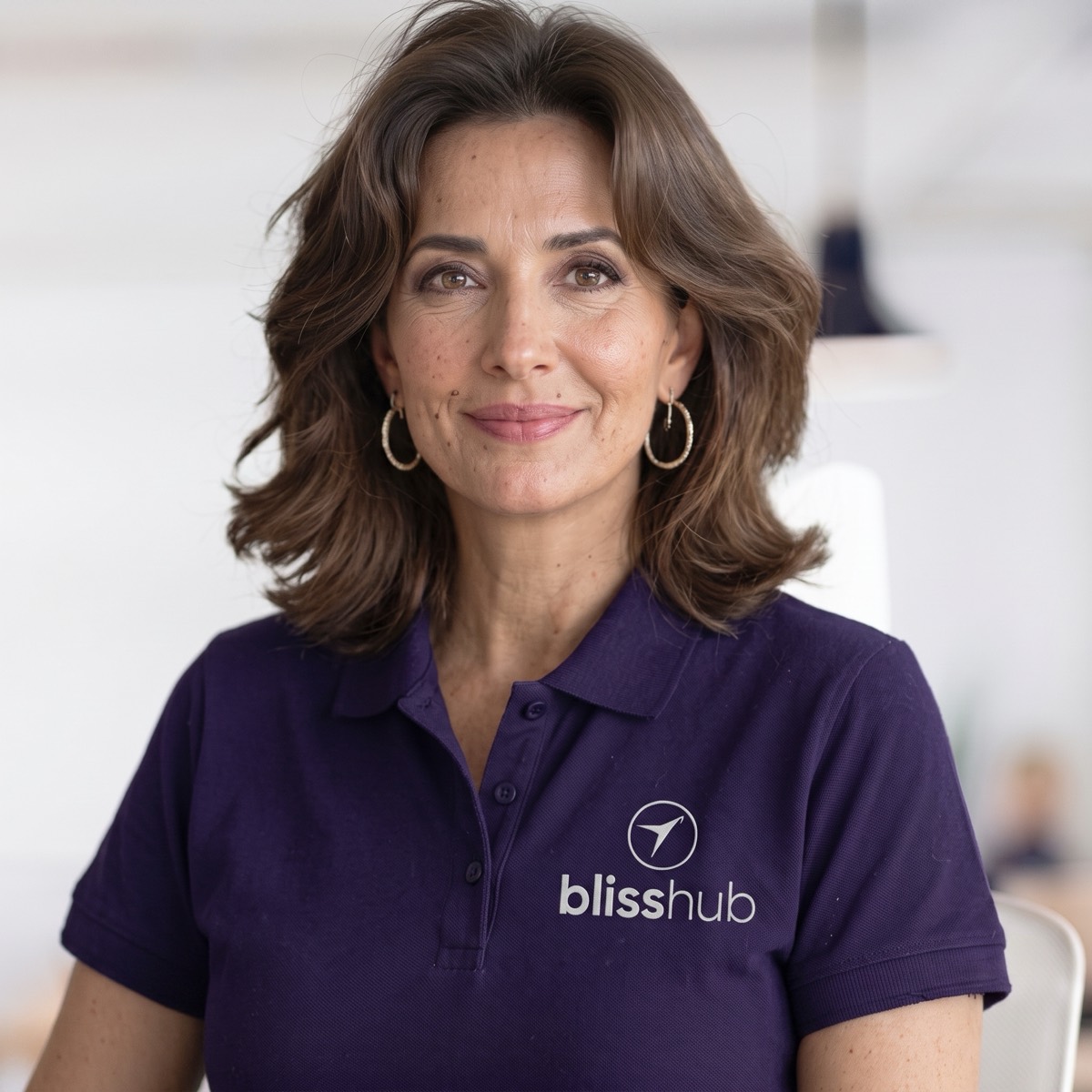 Fátima, assistente 24/7 da BlissHub